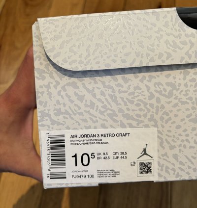 Jordan 3 Craft Ivory