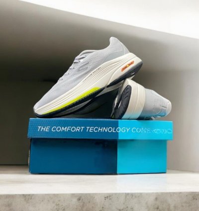 Skecher S Max Road Hyper Burst Grey Sneakers