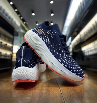 Skecher S Max Road Hyper Burst Navy Sneakers