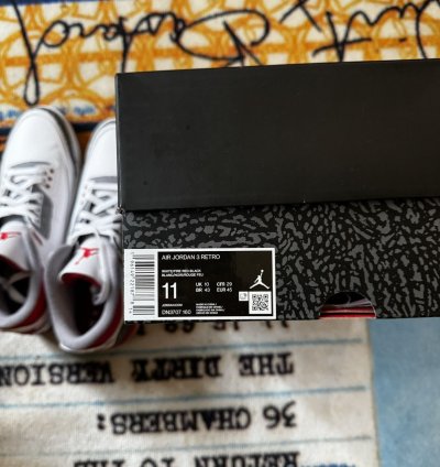 Jordan 3 Fire Red Retro 2022