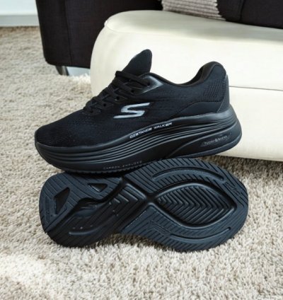 Skechers Go Walk Distance Walker Triple Black Sneakers