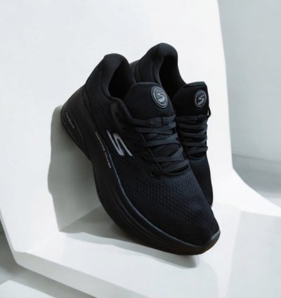 Skechers Go Walk Distance Walker Triple Black Sneakers