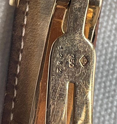 Patek Philippe Chronograph Ref 130 Raro Por Tener Agujas Negras Habitualmente De Oro