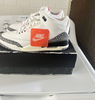Jordan 3 Reimagined White Cement Sz10