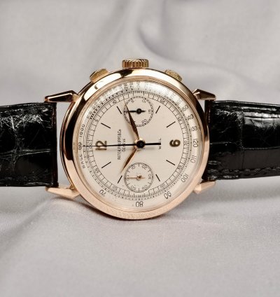 Patek Philippe Chronograph Ref 1579 Pink Gold Casa Weil Original 1945 Chronograph - Cal 13 Ch
