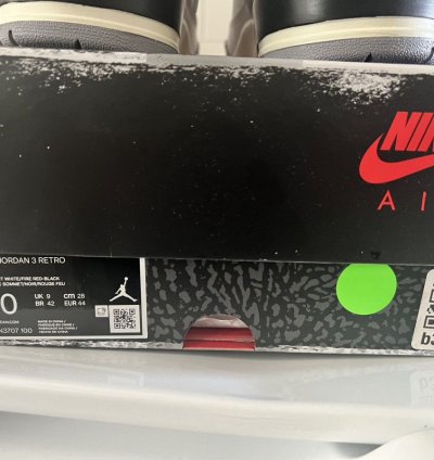 Jordan 3 Reimagined White Cement Sz10