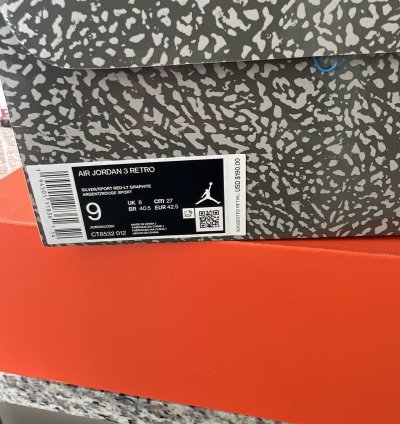 Jordan 3 Retro 2021 Ct8532-012 New