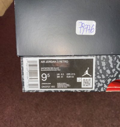 Jordan 3 Retro Fire Red