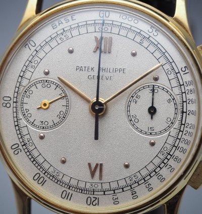Patek Philippe Chronograph Ref Cal 130 Gold 18k 750 From 1950