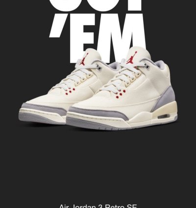 Jordan 3 Retro Muslin