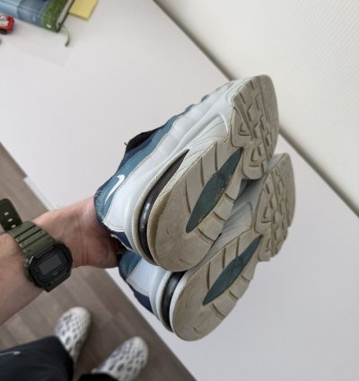 Vintage Nike Air Max 95 Y2k Rare Drill Sk8 Ocean Sneakers