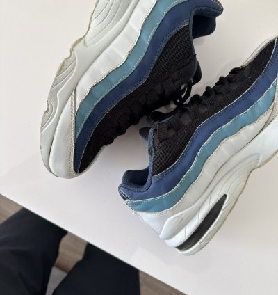 Vintage Nike Air Max 95 Y2k Rare Drill Sk8 Ocean Sneakers