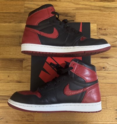 Air Jordan 1 Retro High Og Banned Bred 2016