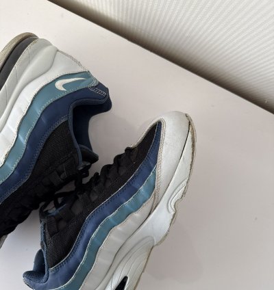 Vintage Nike Air Max 95 Y2k Rare Drill Sk8 Ocean Sneakers