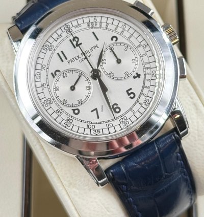 Patek Philippe Chronograph White Gold 42mm 5070g-001 2023 Service