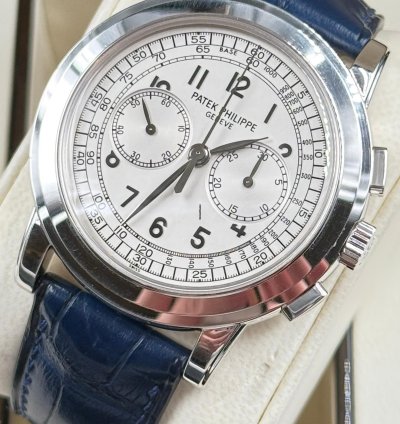 Patek Philippe Chronograph White Gold 42mm 5070g-001 2023 Service