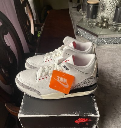 Jordan 3 White Cement