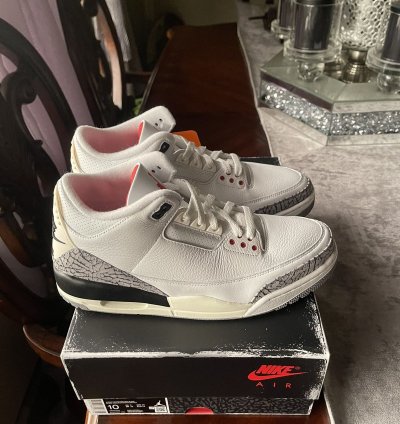 Jordan 3 White Cement