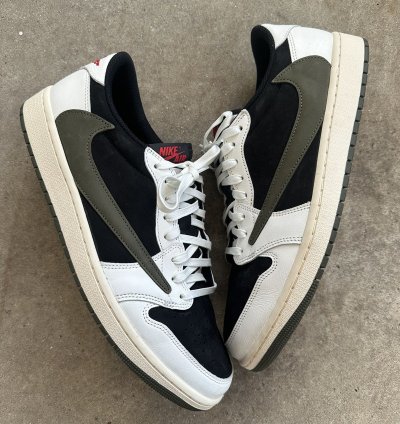 Air Jordan 1 Retro Low Travis Scott Olive Size 14w 12 5m