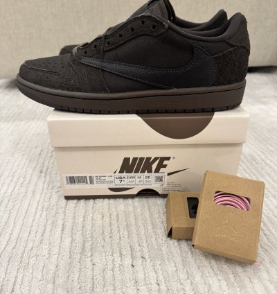 Air Jordan 1 Retro Low Travis Scott Velvet Brown Us 7 5
