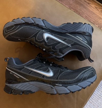 Vintage Nike Air Trail Pegasus Iii Black Size 15