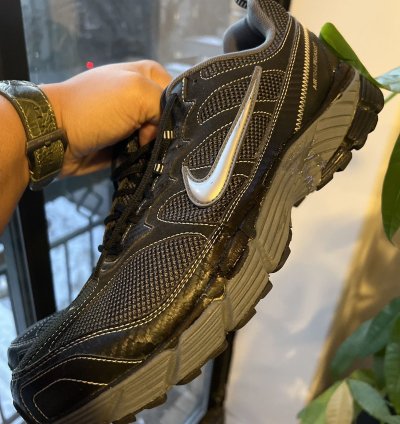Vintage Nike Air Trail Pegasus Iii Black Size 15