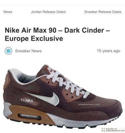 Vintage Nike Airmax 90 Europe
