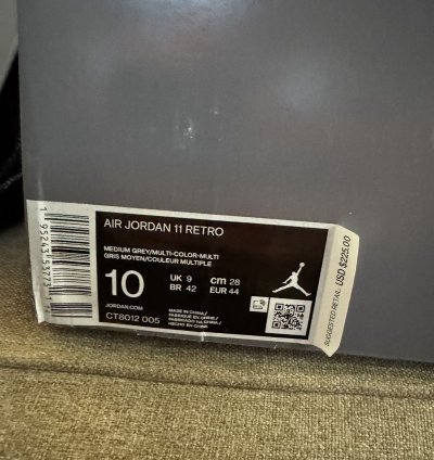 Air Jordan 11 Retro Cool Grey Men Size 10