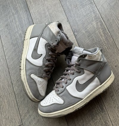 Vintage Nike Dunk High 2003 Medium Grey 30471700200 Size 9