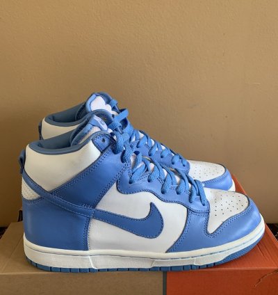 Vintage Nike Dunk High 2004 Unc Blue