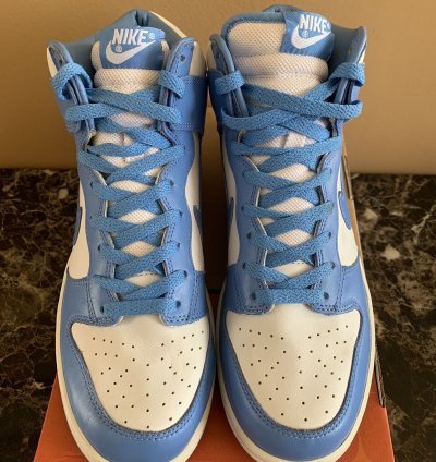Vintage Nike Dunk High 2004 Unc Blue