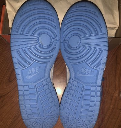 Vintage Nike Dunk High 2004 Unc Blue