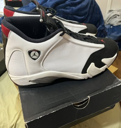Air Jordan 14 Black Toe 2014 Size 12