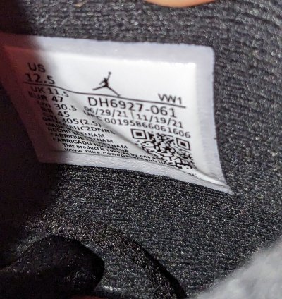 Jordan 4 Infared Sz 12 5