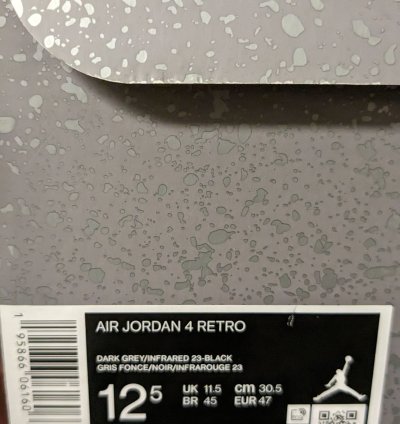 Jordan 4 Infared Sz 12 5