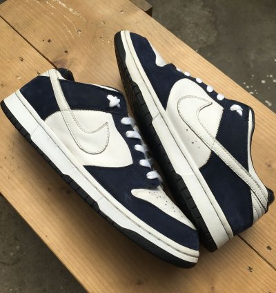 Vintage Nike Dunk Low Pro White Obsidian 2003