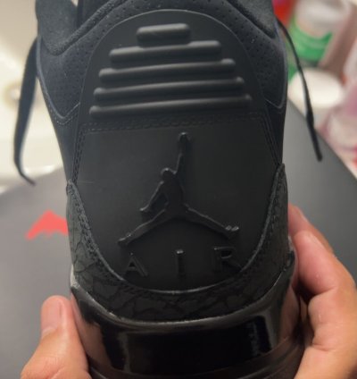 Air Jordan 3 Black Cat Sz 10