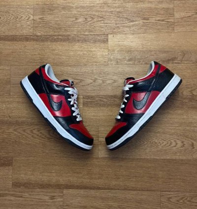 Vintage Nike Dunk Low Spiderman Colorway 2011