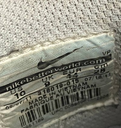 Vintage Nike Dunk Low Spiderman Colorway 2011