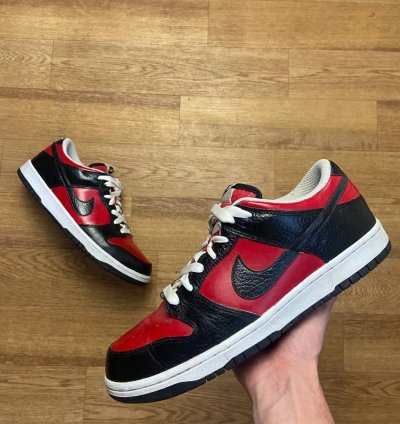 Vintage Nike Dunk Low Spiderman Colorway 2011