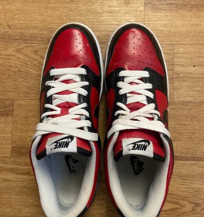Vintage Nike Dunk Low Spiderman Colorway 2011