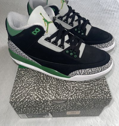 Air Jordan 3 Pine Green Ds Size 10