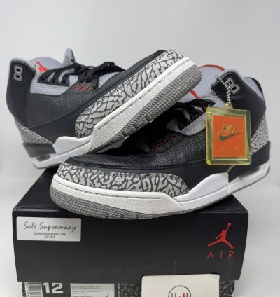 Nike Air Jordan 3 Retro Black Cement 2018