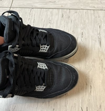 Nike Air Jordan 4 Retro Black Canvas