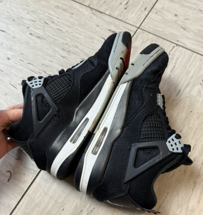 Nike Air Jordan 4 Retro Black Canvas