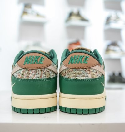 Nike Sb Dunk Low X Clot Beige Green Needle Xb3802-355 -