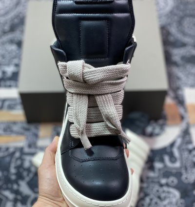 Rick Owens Rick Owens Thick Shoelaces Inverted Triangle Style High