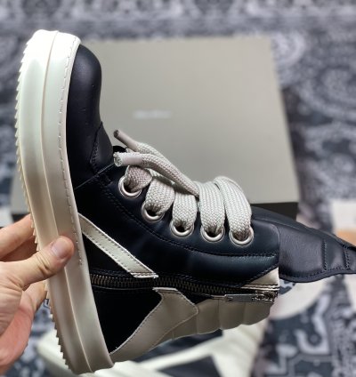 Rick Owens Rick Owens Thick Shoelaces Inverted Triangle Style High