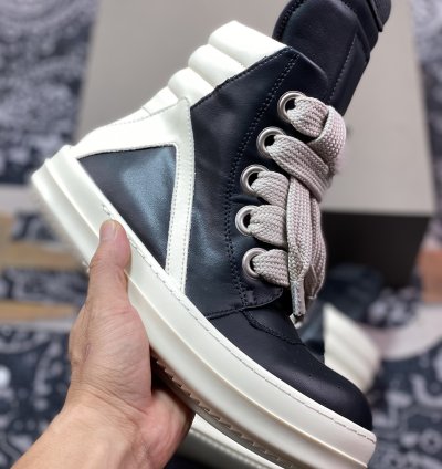 Rick Owens Rick Owens Thick Shoelaces Inverted Triangle Style High
