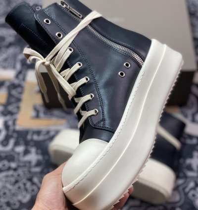 Rick Owens Rick Owens High-top Casual Shoes With Thick Bottom And